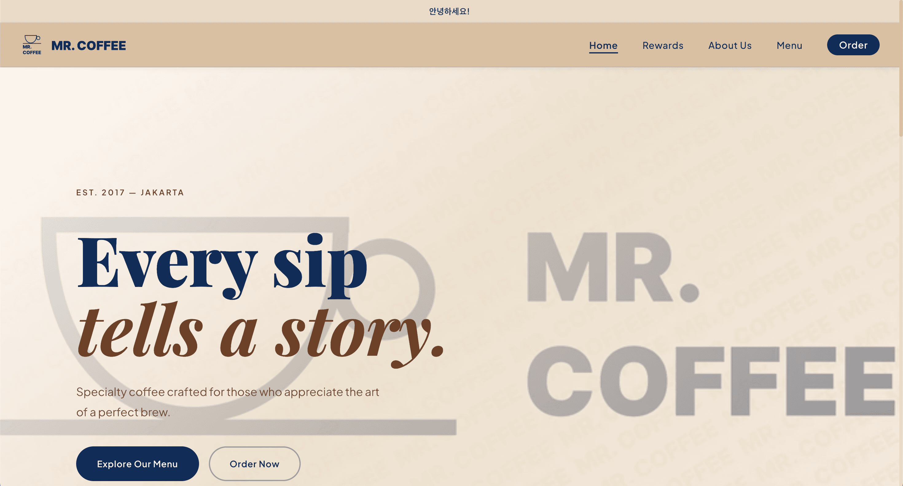 Mr. Coffee preview